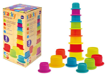 Play & Learn Stacky Stacking Cups - Toyworld