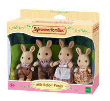 Sylvanian Families Milk Rabbit Family - Toyworld