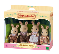 Sylvanian Families Milk Rabbit Family - Toyworld