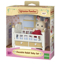 Sylvanian Families Chocolate Rabbit Baby Set - Toyworld