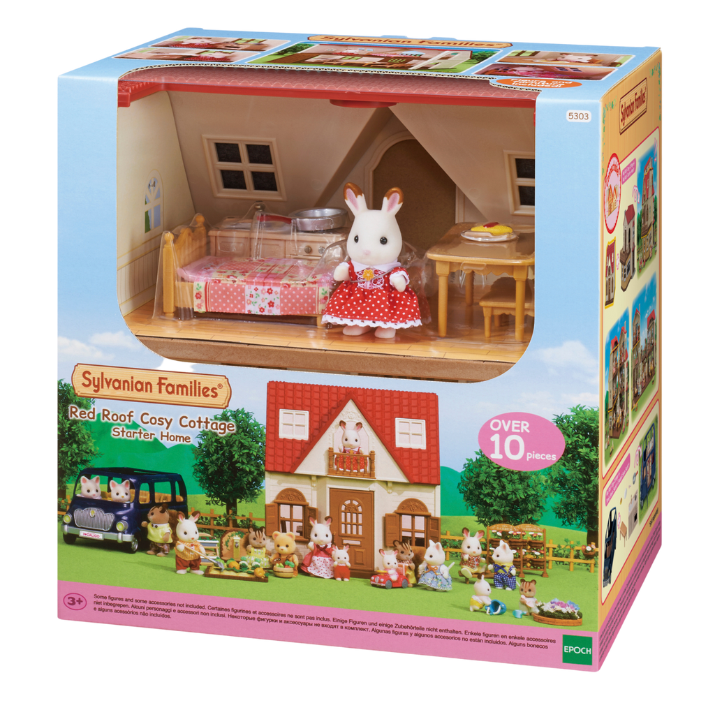 Sylvanian Families Red Roof Cosy Cottage Starter Home - Toyworld