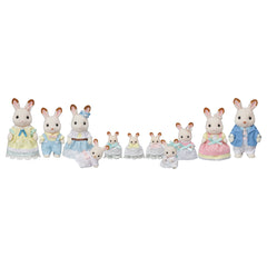 Sylvanian Families Chocolate Rabbit Family Celebration Set Img 1 - Toyworld