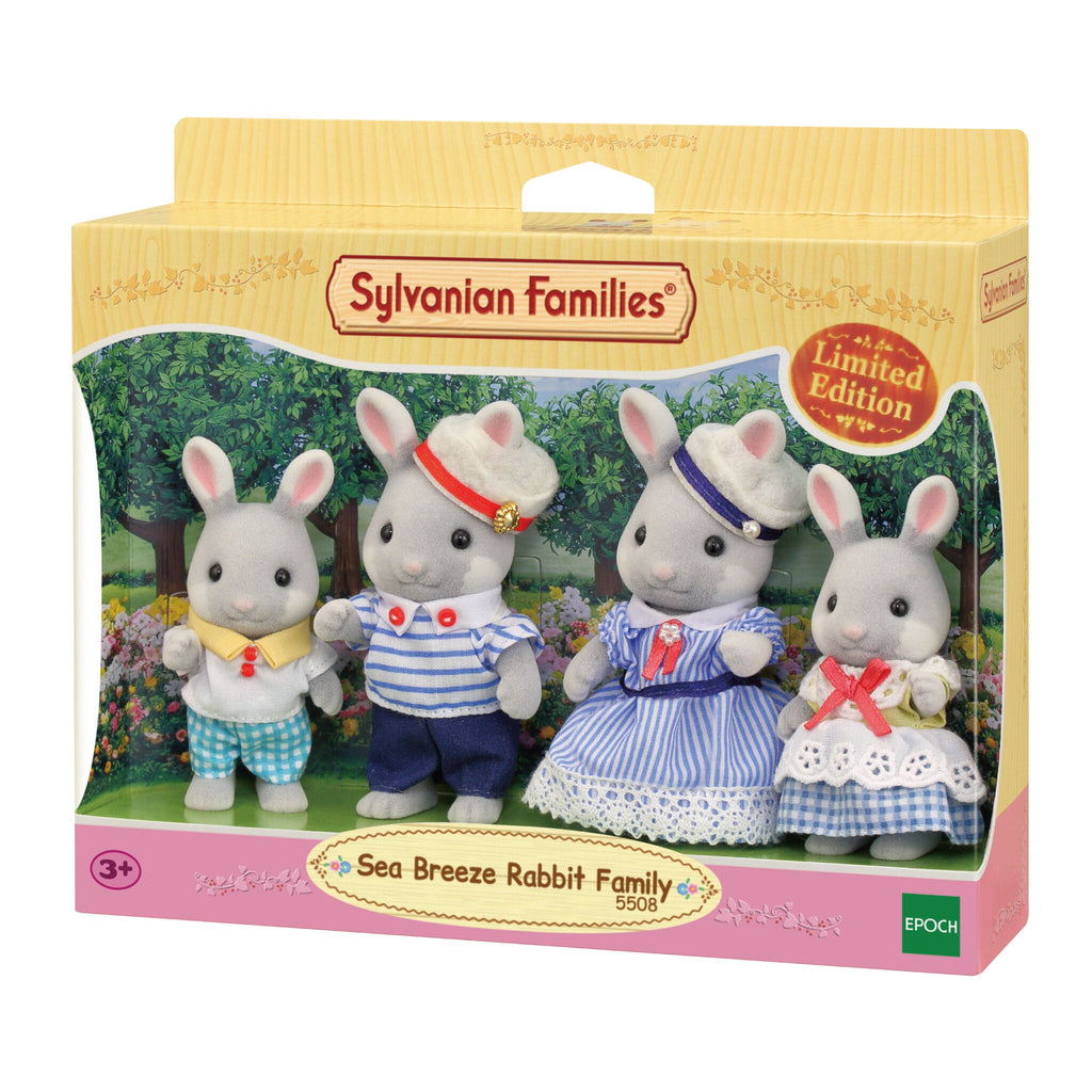 Sylvanian Families Sea Breeze Rabbit Family - Toyworld