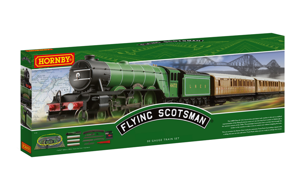 Hornby Flying Scotsman 00 Gauge Train Set - Toyworld