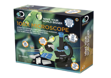 Discovery Adventures 100X Microscope 36Pc - Toyworld