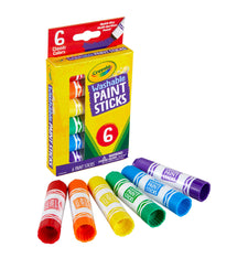 CRAYOLA PAINT STICKS 6 PACK