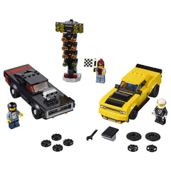 Lego Speed Champion 2018 Dodge Challenger Srt Demon & 1970 Dodge Charger Rt 75893 Img 1 - Toyworld