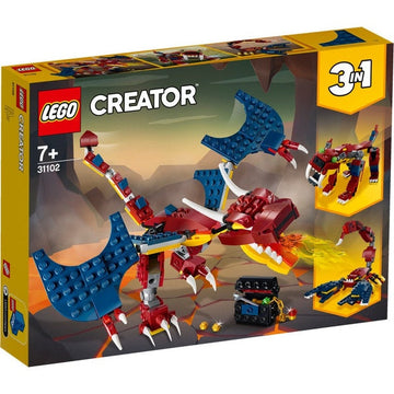 Lego Creator 3In1 Fire Dragon 31102 - Toyworld