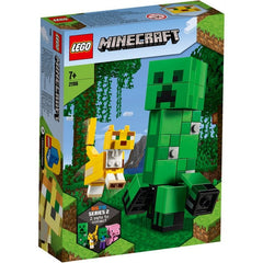 Lego Minecraft Bigfig Creeper & Ocelot 21156 - Toyworld