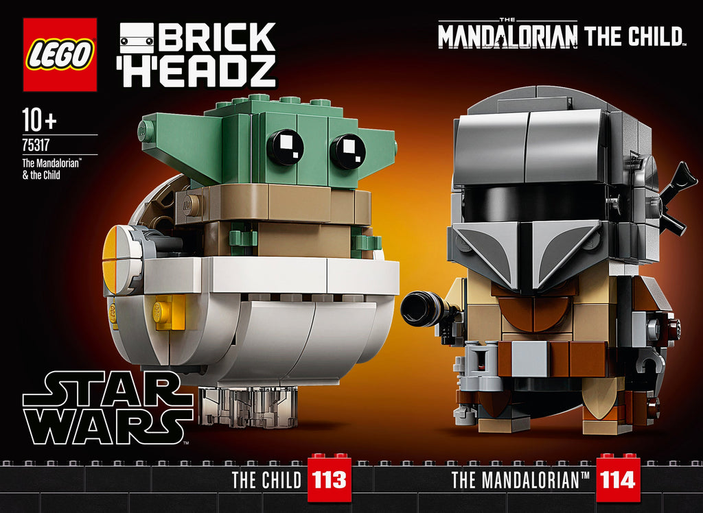 Lego Brickheads Star Wars Mandalorian & The Child - Toyworld