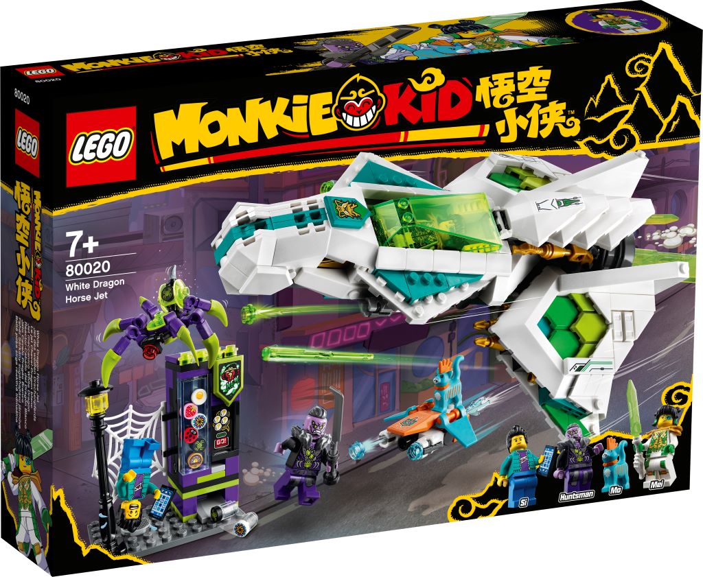 Lego Monkie Kid White Dragon Horse Jet - Toyworld