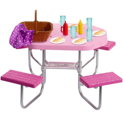 BARBIE FURNITURE PICNIC TABLE