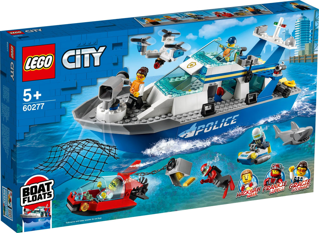 Lego City Police Patrol Boat - Toyworld