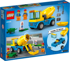 LEGO 60325 CITY CEMENT MIXER TRUCK