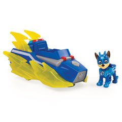 Paw Patrol Mighty Pups Chase Deluxe Vehicle Img 1 - Toyworld
