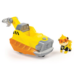 Paw Patrol Mighty Pups Rubble Deluxe Vehicle Img 1 - Toyworld
