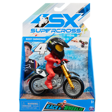 Supercross Race & Wheelie Motorcycle Ricky Carmichael | Toyworld