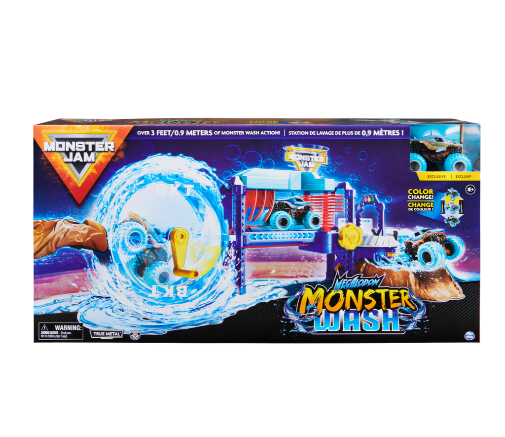 Monster Jam Megalodon Monster Wash Set | Toyworld