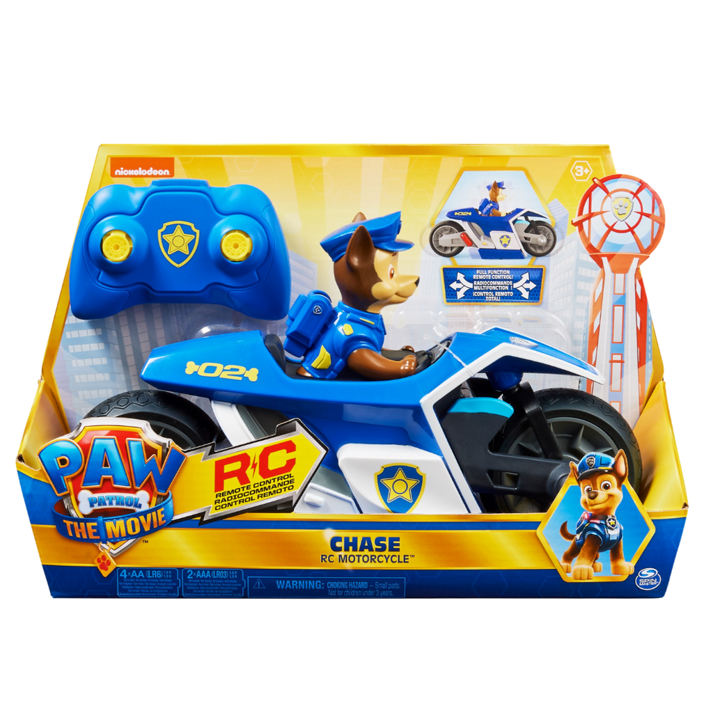 Paw Patrol Movie Chase Rc Motorcycle | Toyworld