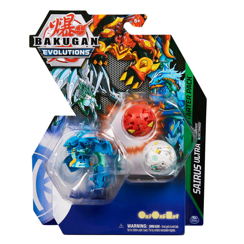 BAKUGAN EVOLUTIONS STARTER PACK SAIRUS ULTRA