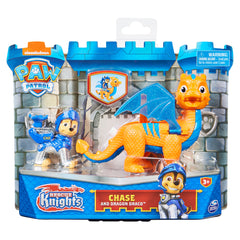 PAW PATROL RESCUE KNIGHTS CHASE AND DRAGON DRACO