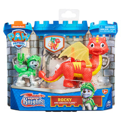 PAW PATROL RESCUE KNIGHTS ROCKY AND DRAGON FLAME