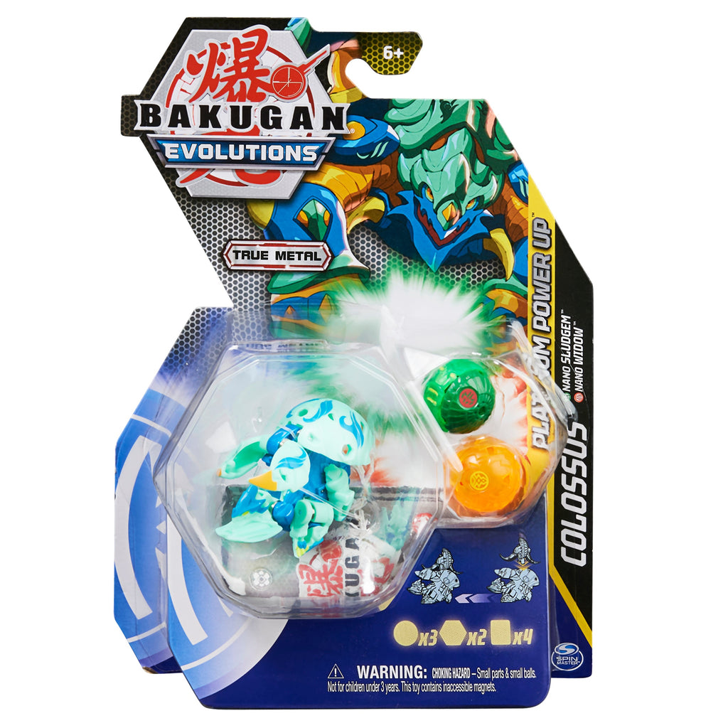 BAKUGAN METAL PLATINUM POWER UP COLOSSUS