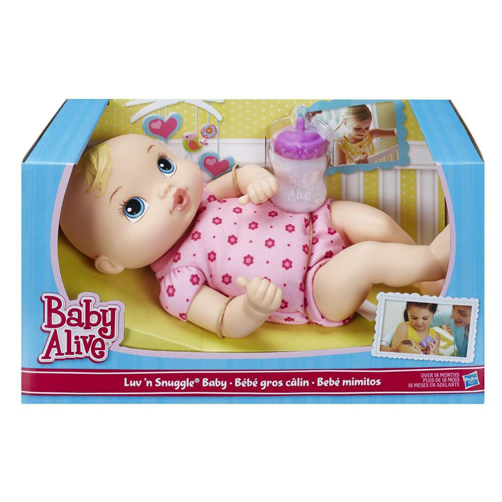 Baby Alive Snuggle Baby Asst Blonde - Toyworld