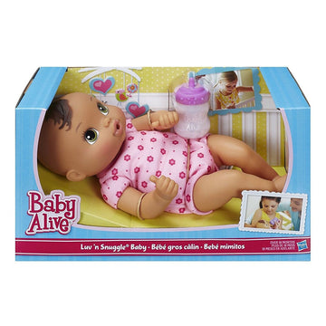 Baby Alive Snuggle Baby Asst Brown - Toyworld