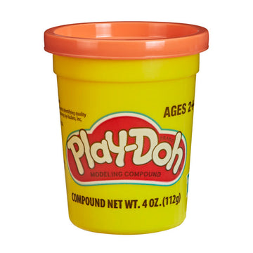 Play Doh Single Tub Orange - Toyworld