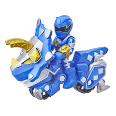 Power Rangers Figure Blue Ranger & Raptor Cycle Img 1 - Toyworld