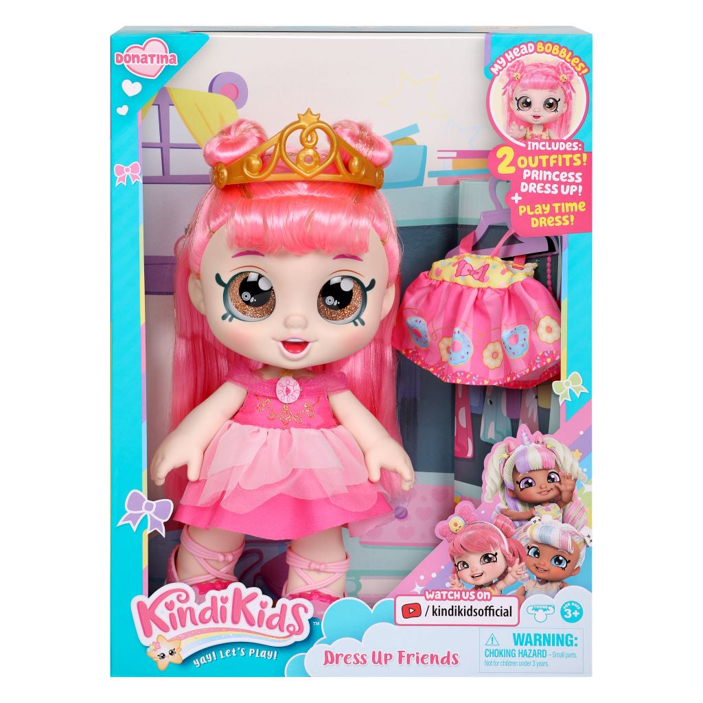 Kindi Kids Dress Up Doll Donatina - Toyworld