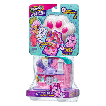 Shopkins Lil Secrets Funny Lovely Llama Style Salon - Toyworld