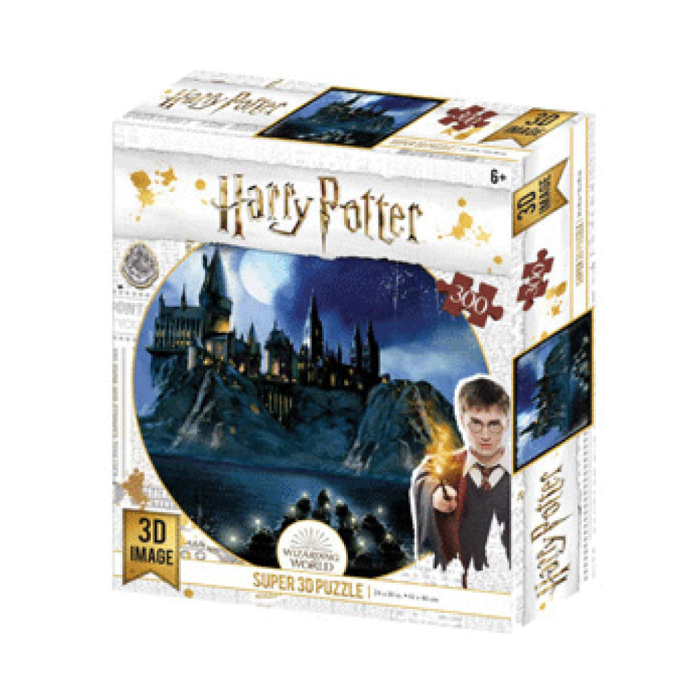 Prime 3D Super 3D 300 Piece 3D Puzzle Harry Potter Boats Arriving At Hogwarts - Toyworld