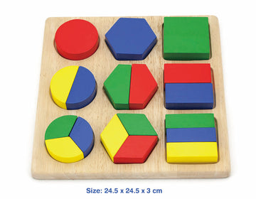 Viga Shape Block Puzzle - Toyworld