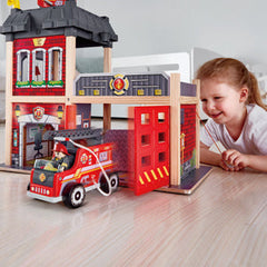 Hape City Fire Station Img 3 - Toyworld