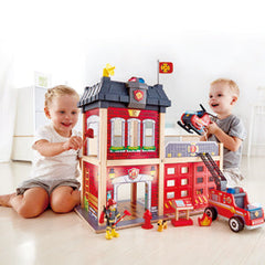 Hape City Fire Station Img 5 - Toyworld