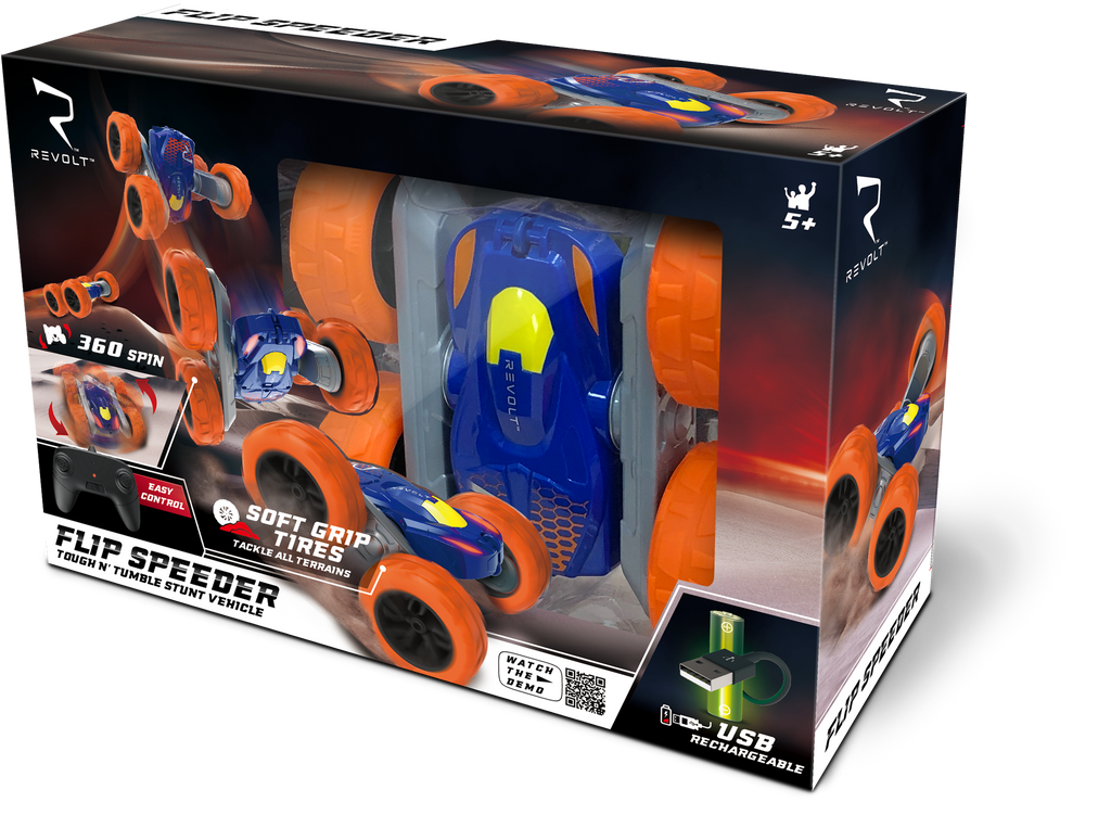 Revolt Radio Control Flip Speeder - Toyworld