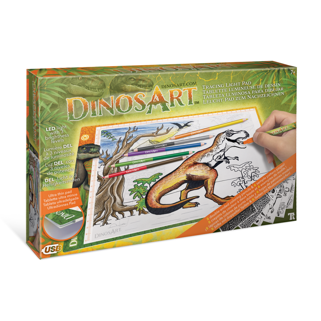 Dinosart Tracing Light Pad - Toyworld