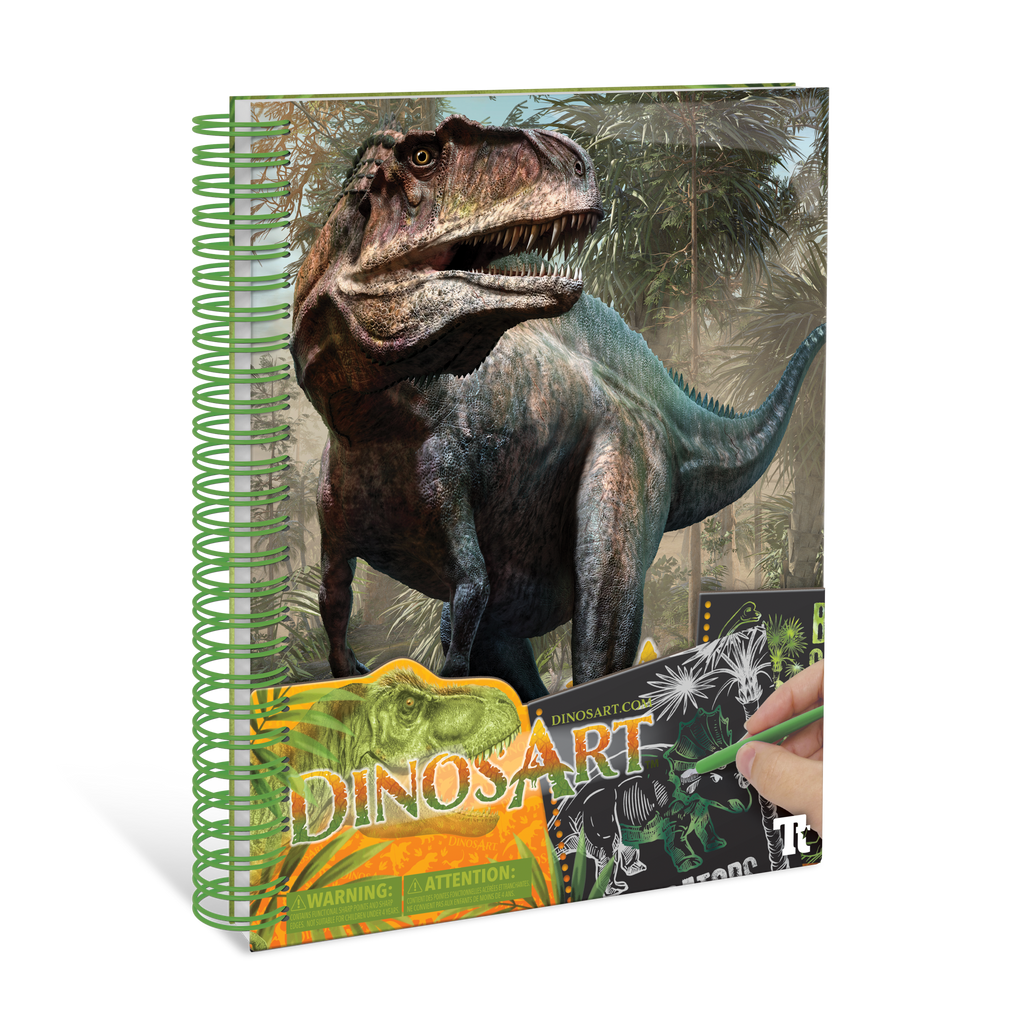 Dinosart Scratch And Sketch Book - Toyworld