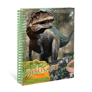 Dinosart Scratch And Sketch Book - Toyworld