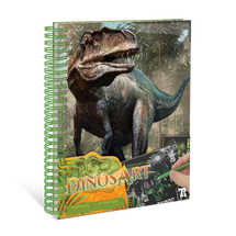 Dinosart Scratch And Sketch Book - Toyworld