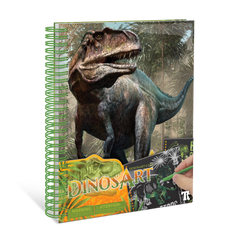 Dinosart Scratch And Sketch Book - Toyworld