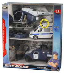 City Police Lights And Sounds Police Team Vehicle - Toyworld