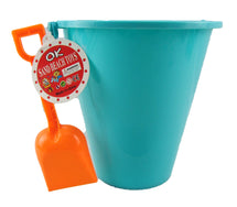 Beach Bucket With Spade Assorted Styles - Toyworld