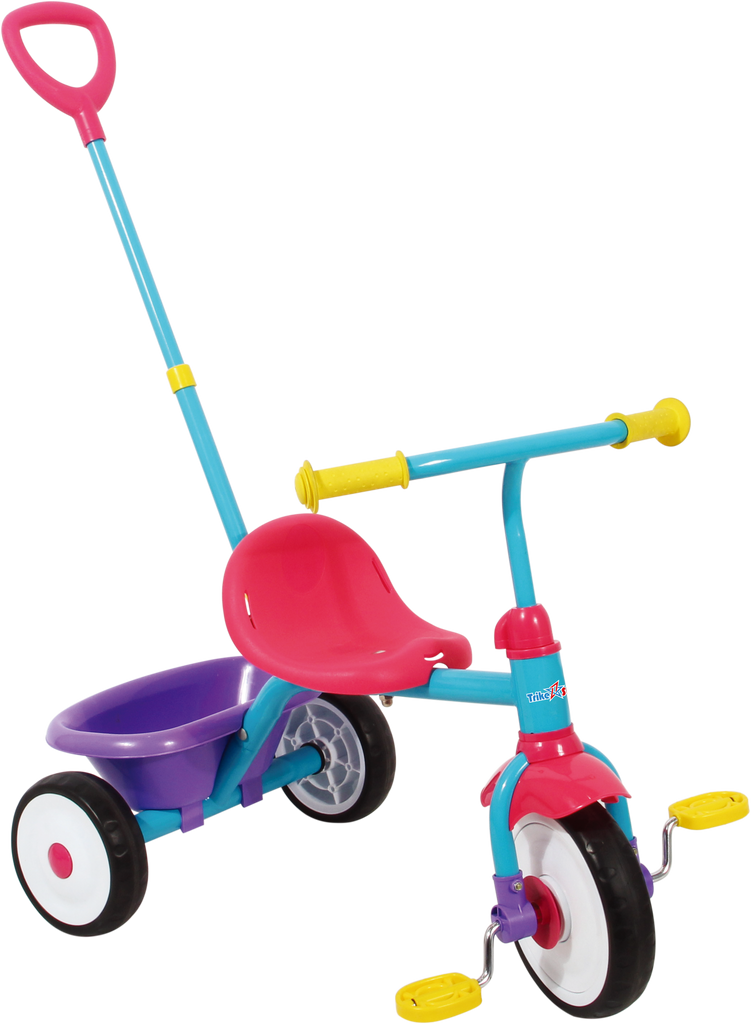 Trike Star My First Trike With Push Handle - Toyworld