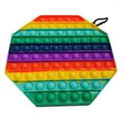 Pop It Supersized Rainbow Octagon - Toyworld