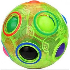 Rainbow Puzzle Fidget Ball Glow In The Dark | Toyworld