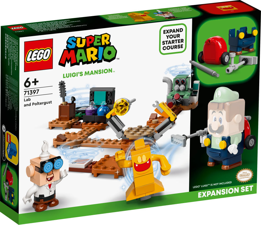 LEGO 71397 SUPER MARIO LUIGIS MANSION LAB AND POLTERGUST EXPANSION SET