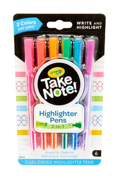 Crayola Take Note Highlighter Pens - Toyworld